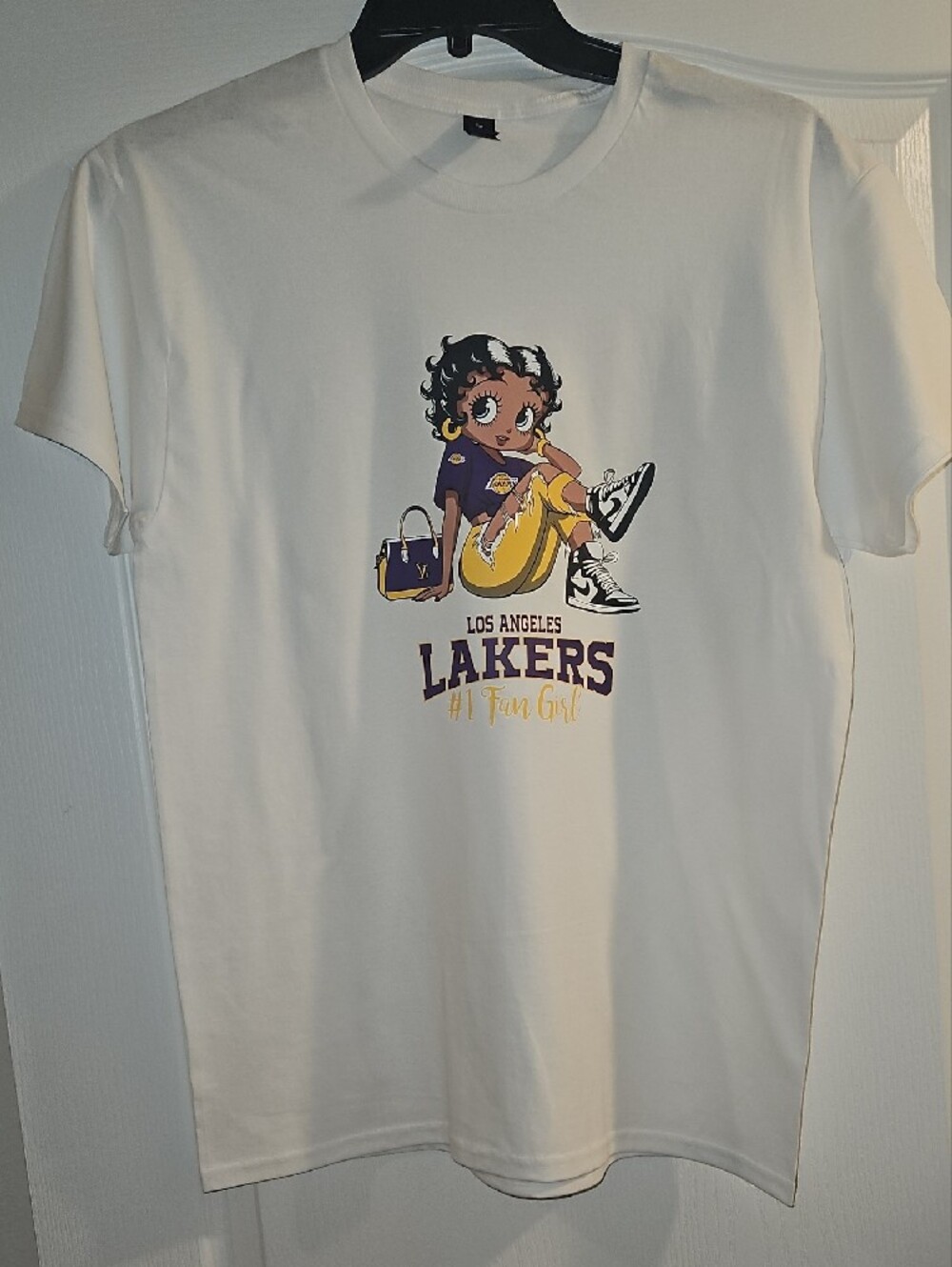 LA Lakers Graphic Shirt Custom Print NEW